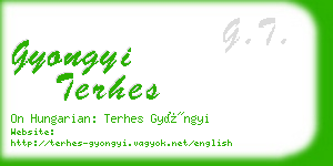 gyongyi terhes business card